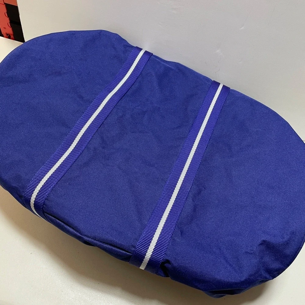 Ralph Lauren Polo Cavas Blue Duffle Bag 23 x 12 Handle and Shoulder Strap